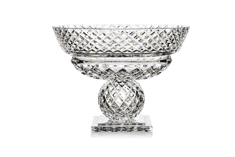 Katherine Footed Bowl W Clear Sphere, large
